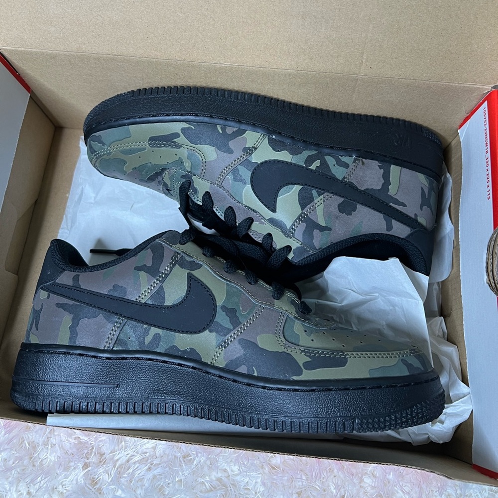 Nike Air Force 1 Low Reflective Camo Sneaker